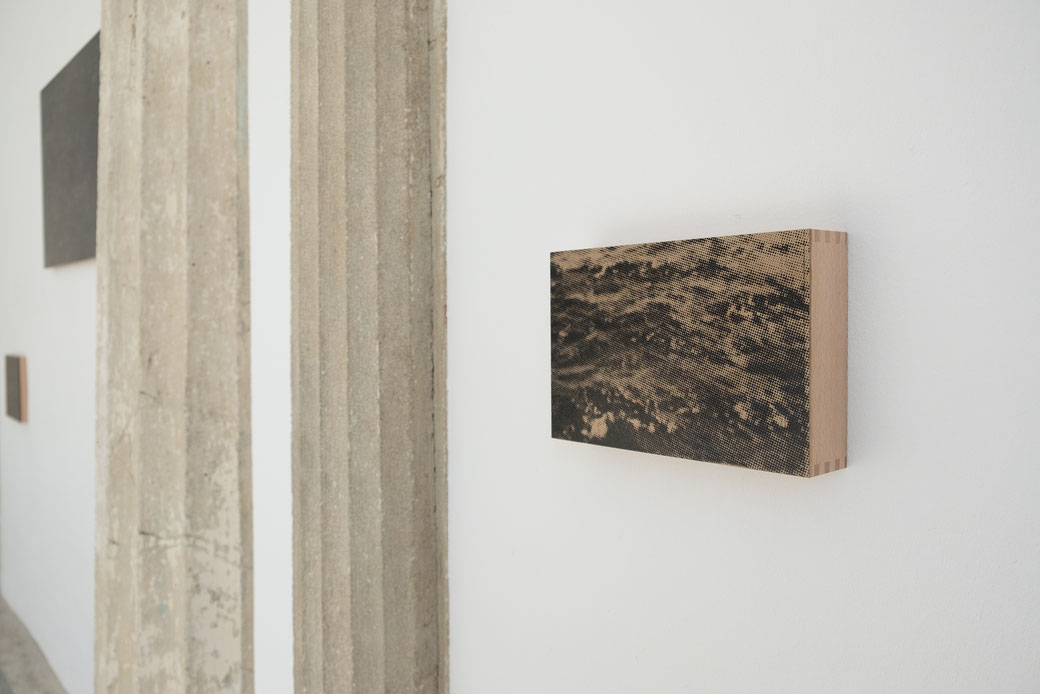 Halftone #18 | 2022 | 20 x 30 cm | urushi on wooden panel