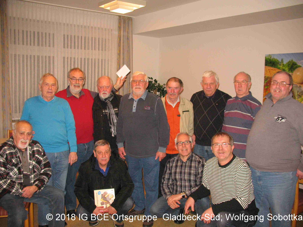 Foto: Gruppenbild Frühjahrs-Skatturnier 2017, IG BCE Ortsgruppe Gladbeck-Süd