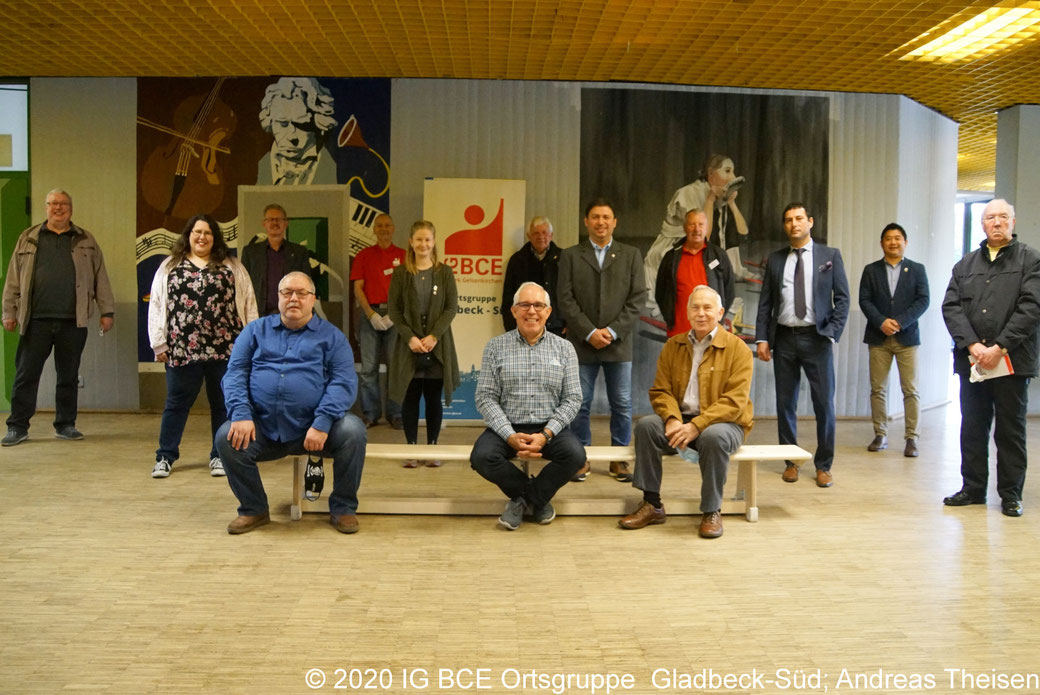 Gruppenbild vom neue gewählten Vorstand der OG Gladbeck-Süd