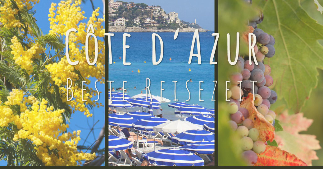 Beste Reisezeit Côte d'Azur