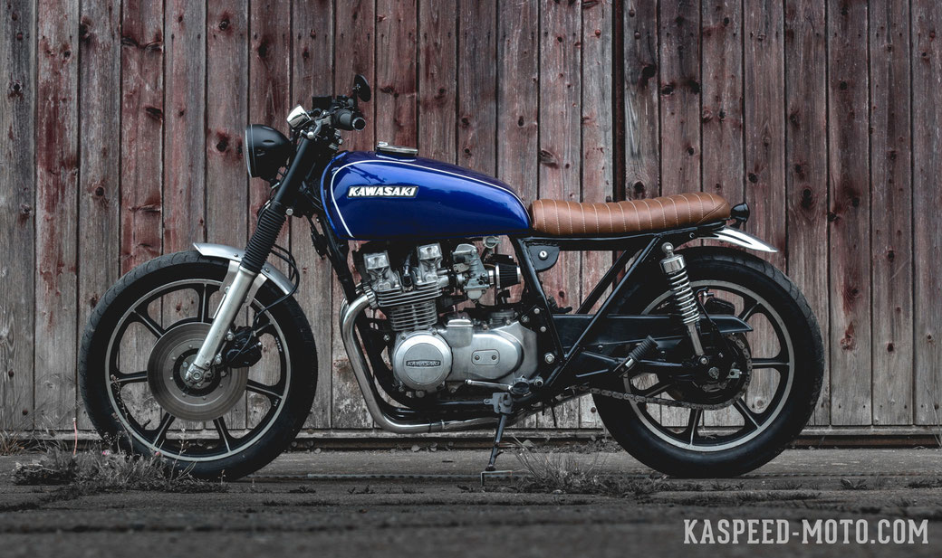 A custom Kawasaki Z - KASPEED Custom Motorcycles | Cafe Racer. Scrambler. Brat.