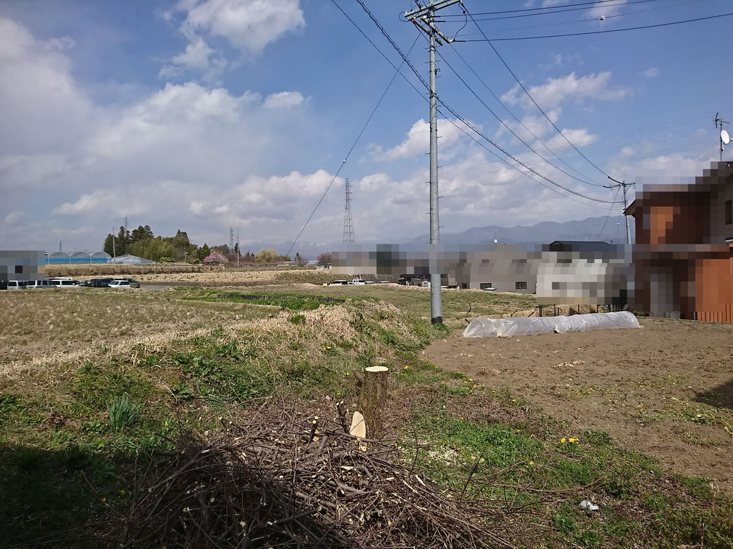 飯田市　伐採20190408施工後