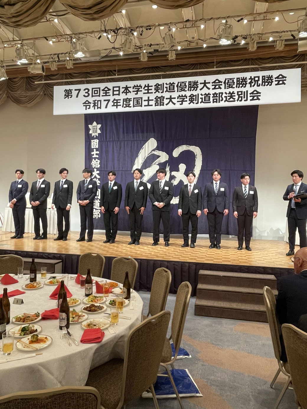 剣道部男子監督久保優樹様より選手紹介