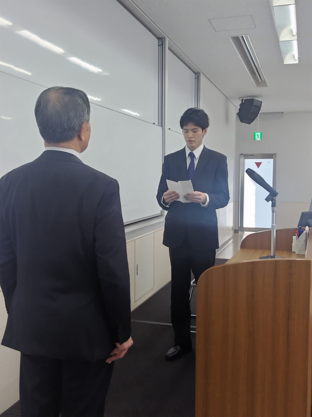 田中竜之介主将より入会宣言