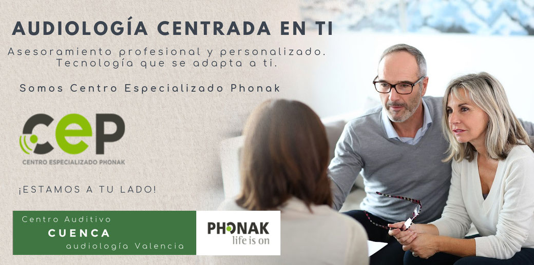 Centro Auditivo Cuenca, la sinergia entre un buen profesional y un audífono de calidad. Somos Centro Autorizado Phonak CAP.