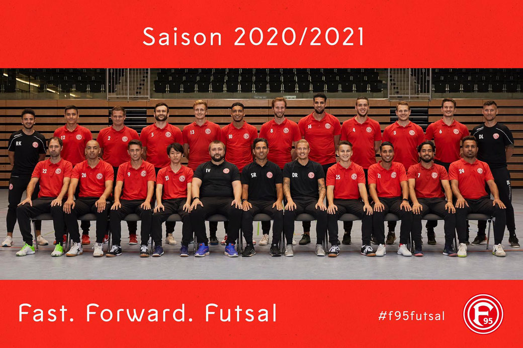 Teamphoto F95 Futsal Saison 2020/21 by Janik Osthöver