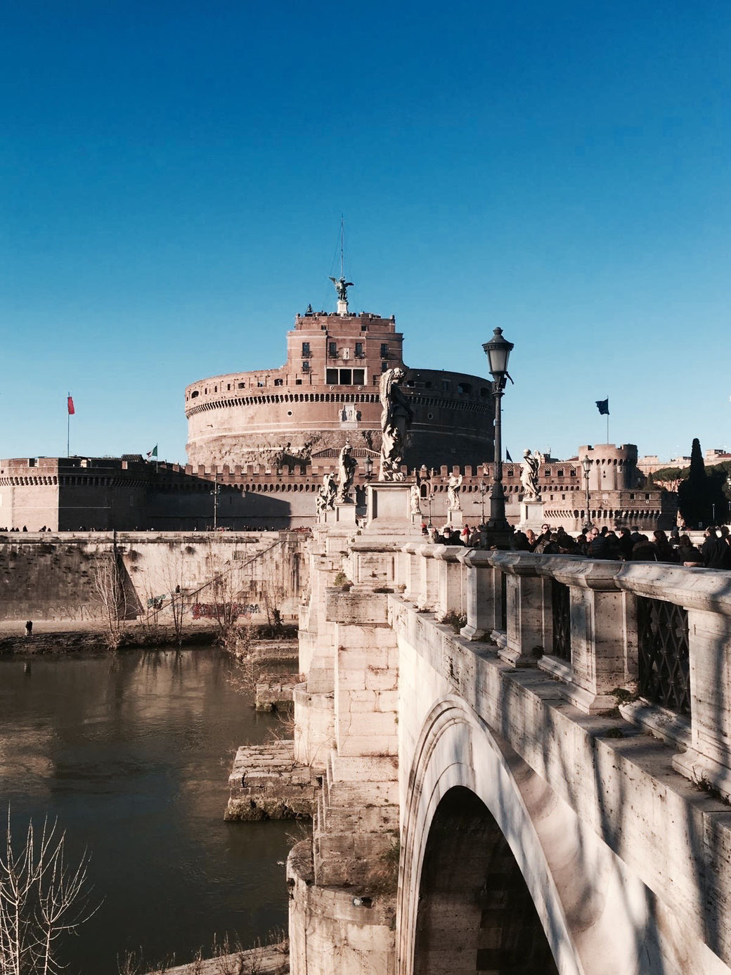 Engelsburg am Tiber in Rom - In der Settimana dei Musei ist der Eintritt in das Mausoleum frei.