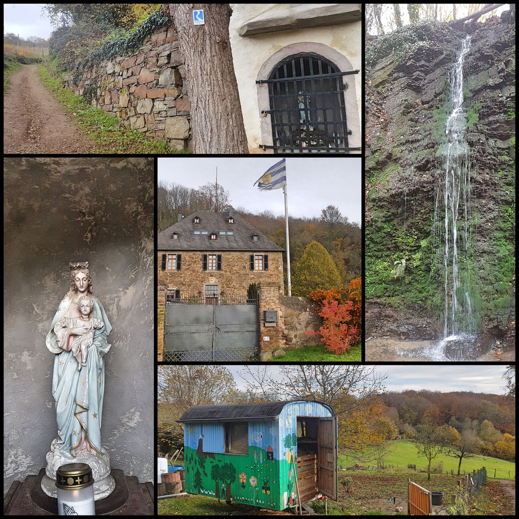 "Ferienhaus von Peter Lustig", Streuobstwiesen, Burg Vilszelt, Kaskade von Unkel und Gnadenkappelle