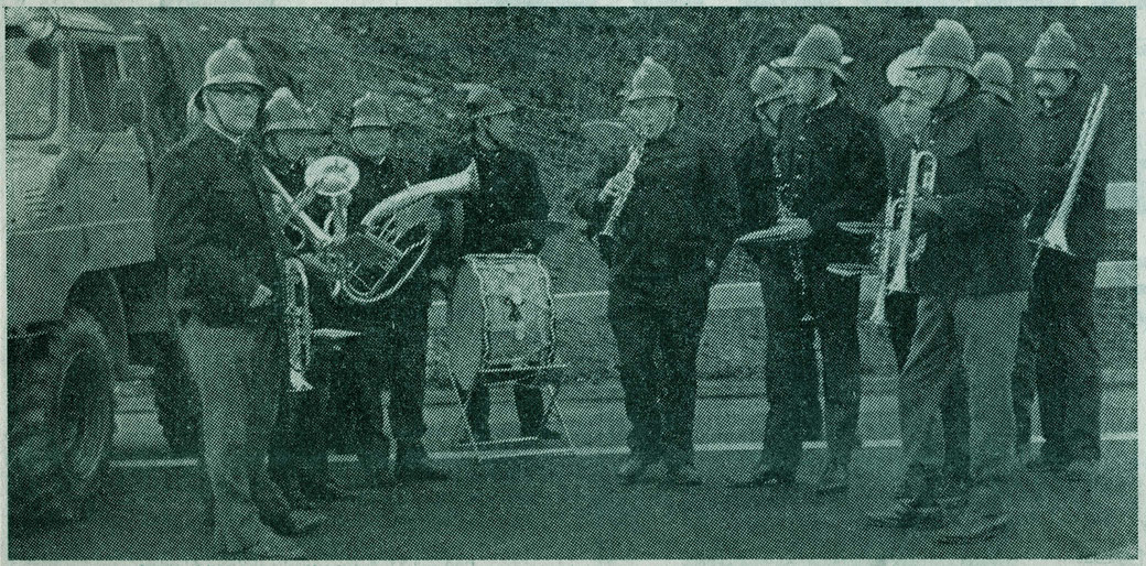 Dorfmusik Wiesendangen anlässlich der Eröffnung der Autobahn A1 (1970)