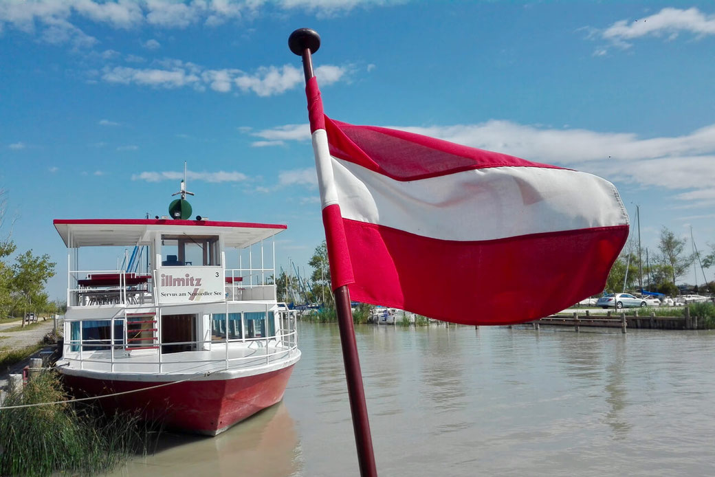 Mit dem Solarboot unterwegs am Neusiedler See