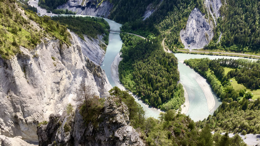 Blick in die Rheinschlucht