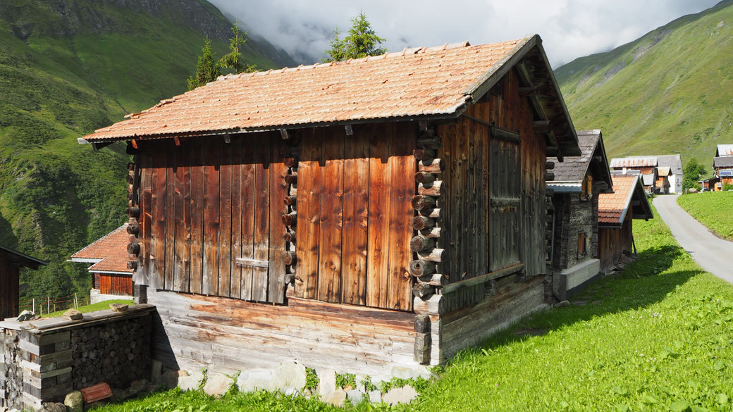 Holzschober in Puzzatsch