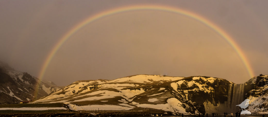Regenbogen in Island