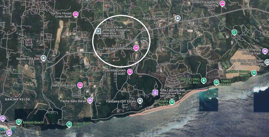 Indication location
