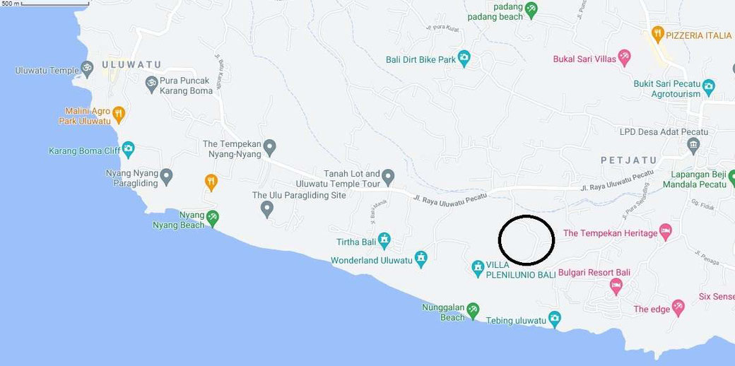 Indication location