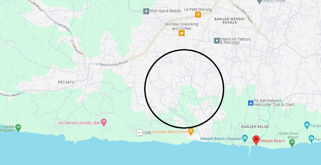 Indication location