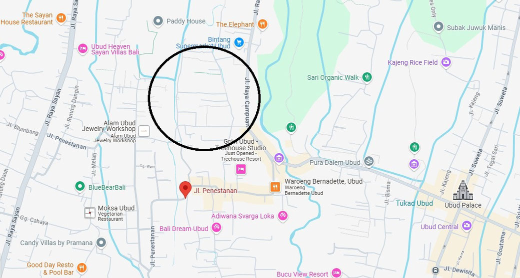 Dijual properti di Ubud