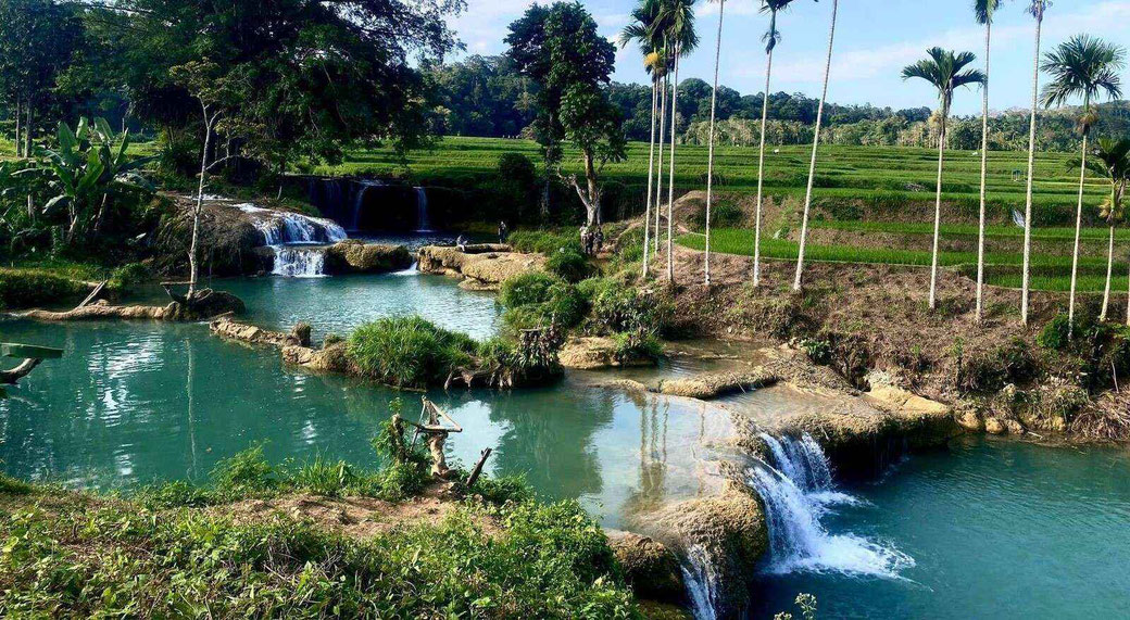 Weekacura waterfall in West Sumba