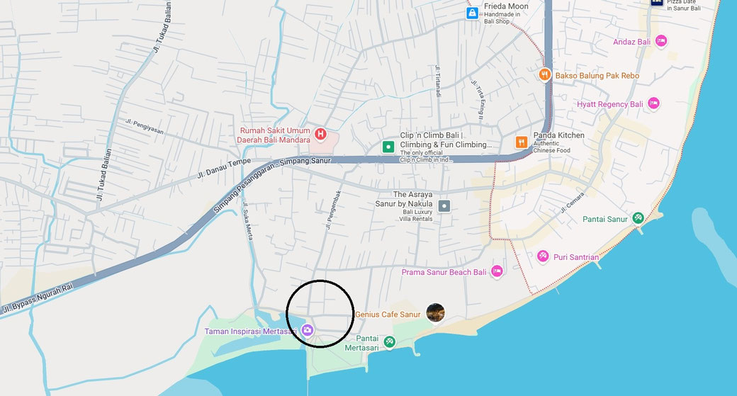 Indication location