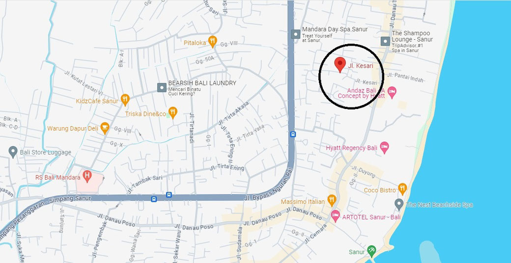 Dijual vila di Sanur