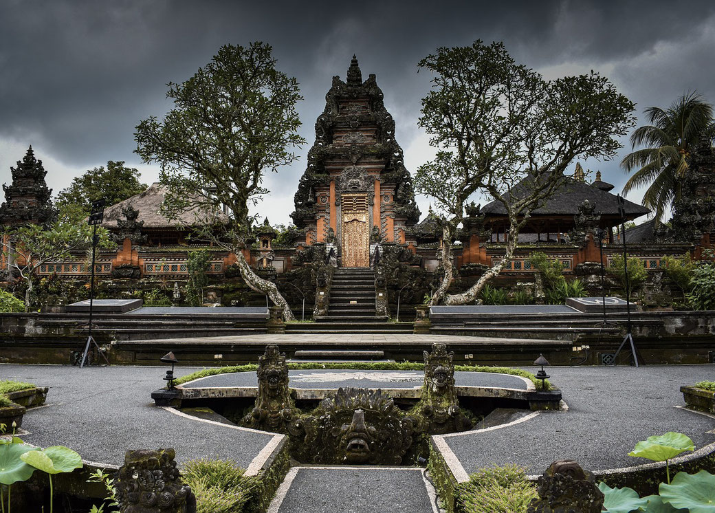 Pura Taman Saraswati in Ubud, Gianyar, Bali