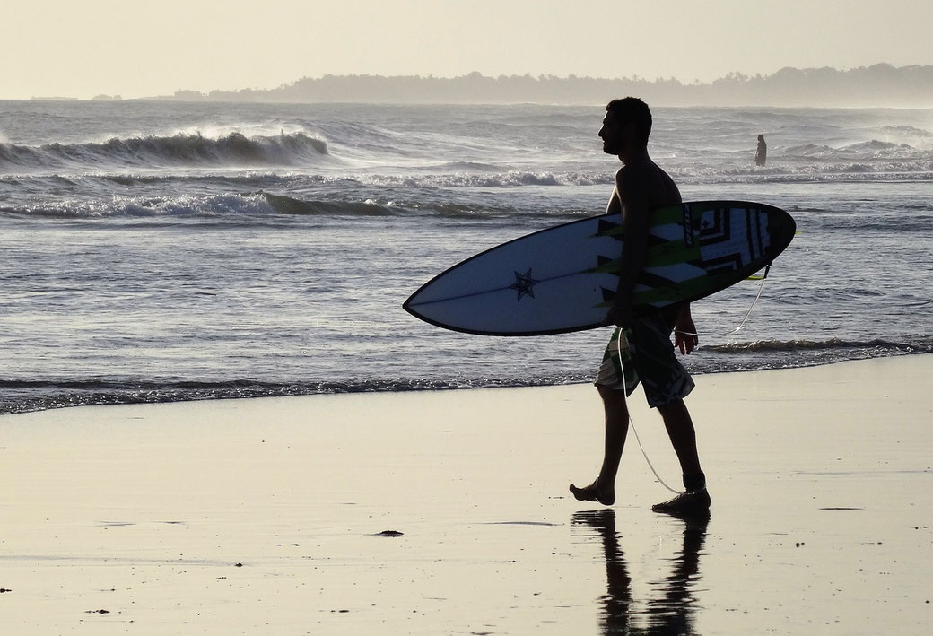 Surfer on Kuta Beach