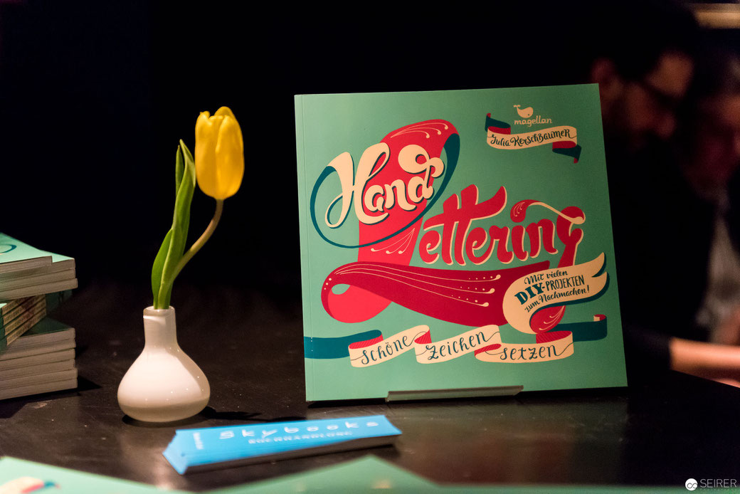 Book Release Party "Handlettering - Schöne Zeichen setzen" by Julia Kerschbaumer, published by Magellan Verlag, Photo: (c) Michael Seirer Photography