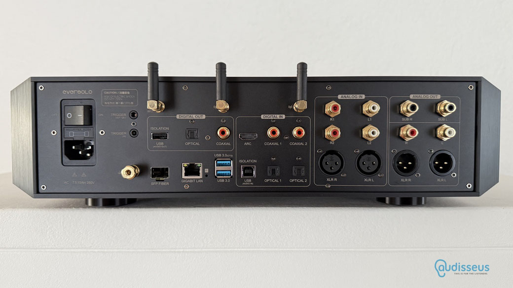 Eversolo DMP-A10 / AMP-F10 Test - Streaming-Vorstufe / DAC und Endverstärker / Foto: Fritz I. Schwertfeger / www.audisseus.de