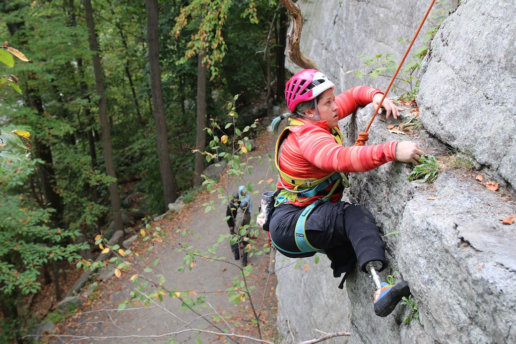 Making climbing and the climbing community accessible to all (picture copyright by Andrew Skobac, courtesy of Paradoxsports)