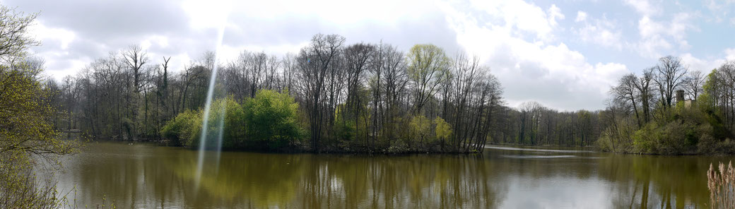 Spaziergang rund um den Bagnosee im gleichnamigen Park, nahe Steinfurt gelegen. 