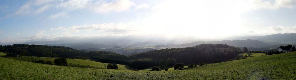 Blick von Herschede aus auf das Schmallenberger Land