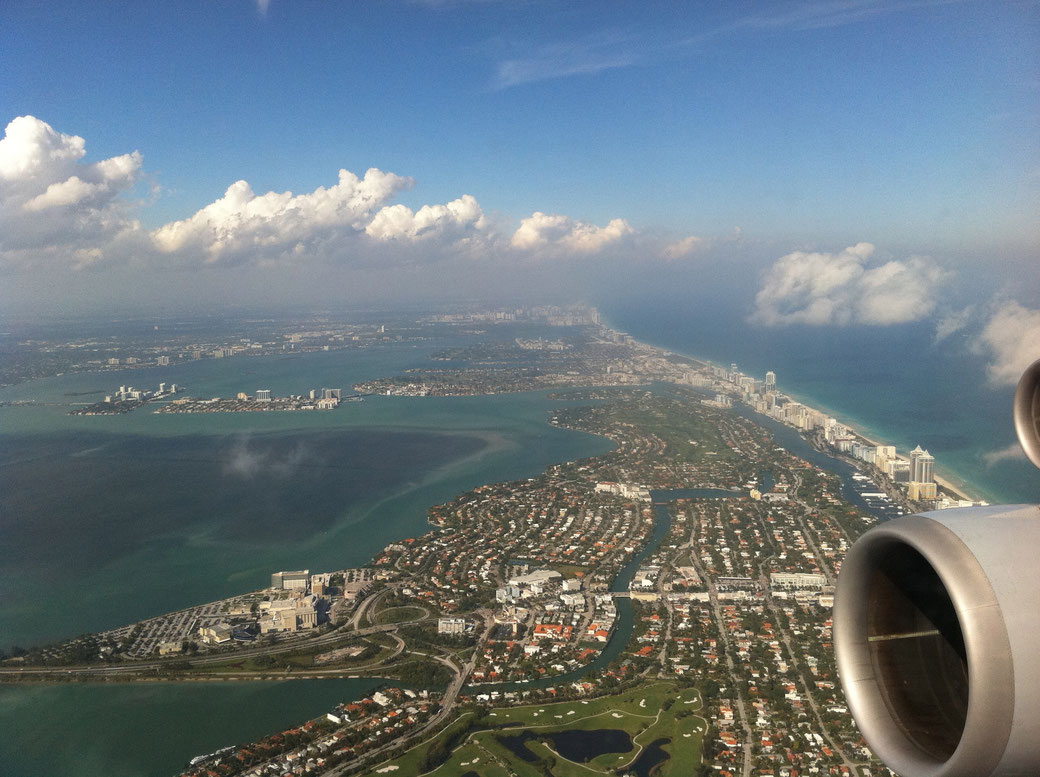 Landeanflug Miami