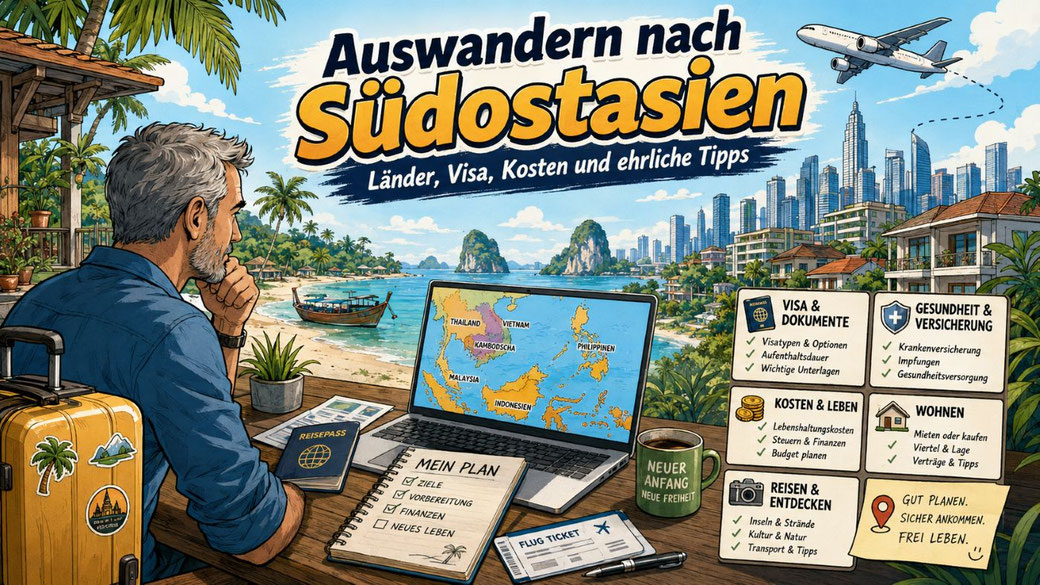 Auswandern nach Südostasien