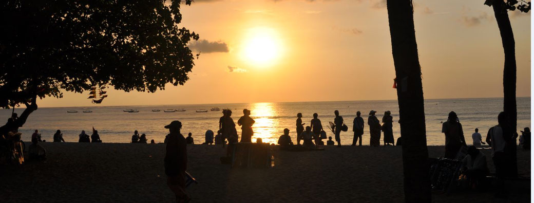 Strand Bali Sonnenuntergang