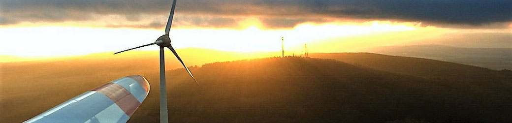 Leben mit der Energiewende TV - Sonnenuntergang bei Ellern im Hunsrück