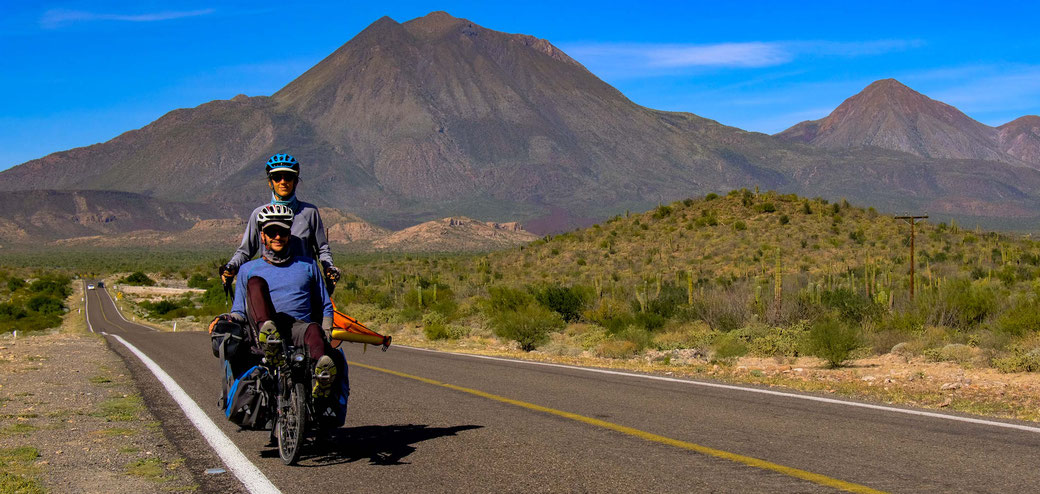 route de baja california avec vélo pino