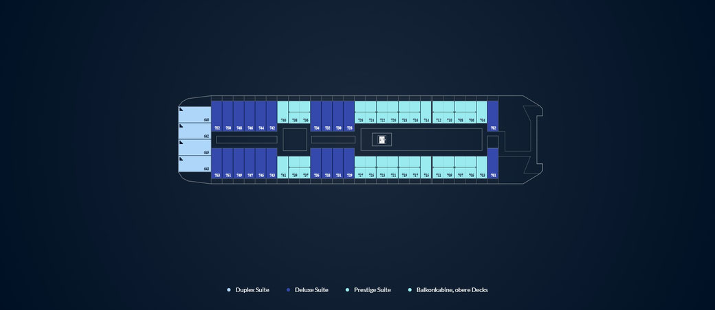 Le Commandant Charcot Deckplan Deck 7