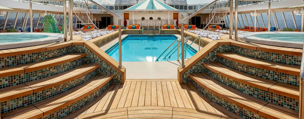 Seahorse Pool an Bord der Crystal Serenity