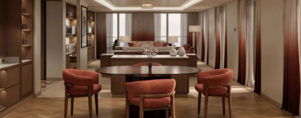 Crystal Grace Penthouse Suite Wohnbereich