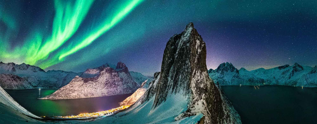 Das Nordlicht in Norwegen