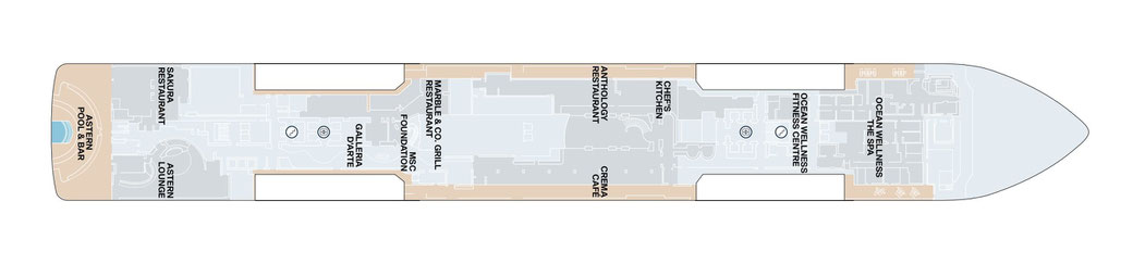EXPLORA IV - Schiffsübersicht Deck 5