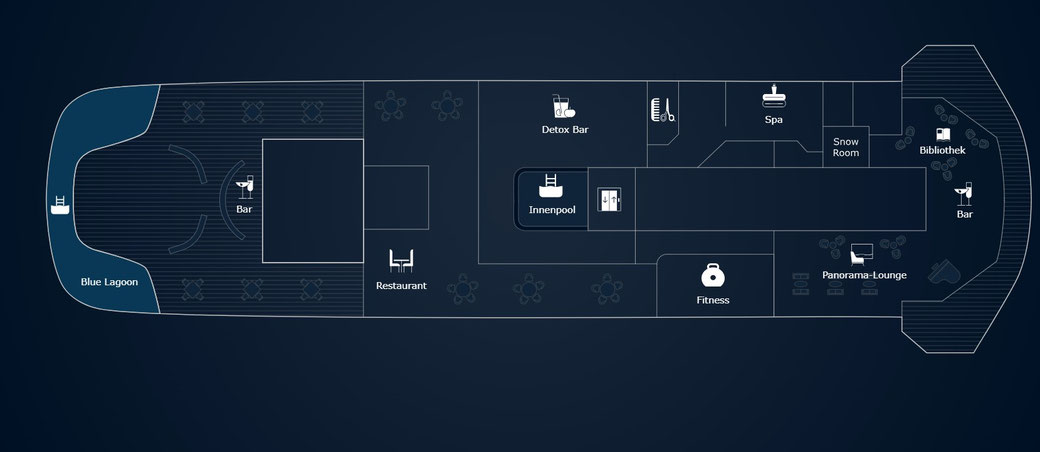 Le Commandant Charcot Deckplan Deck 9