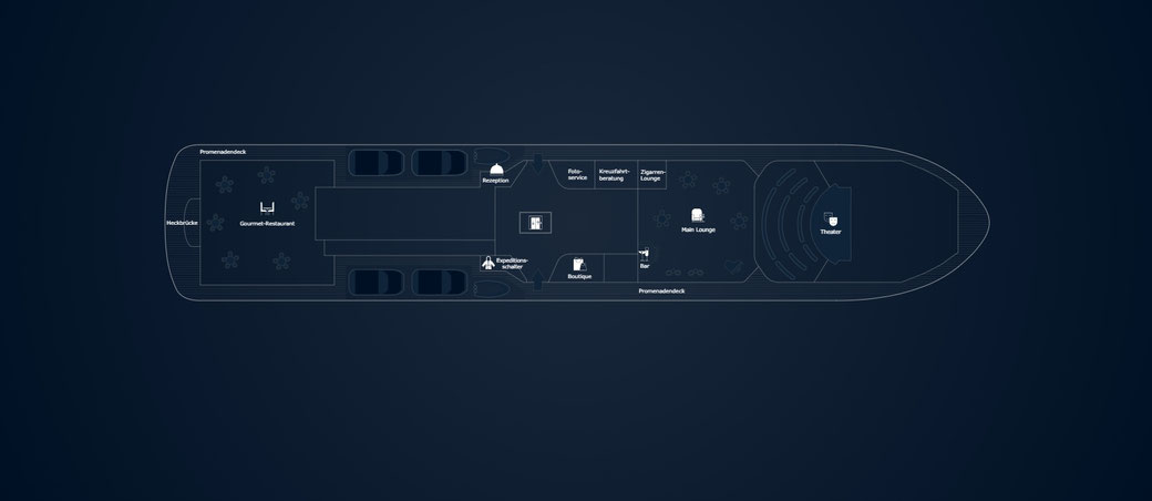 Le Commandant Charcot Deckplan Deck 5
