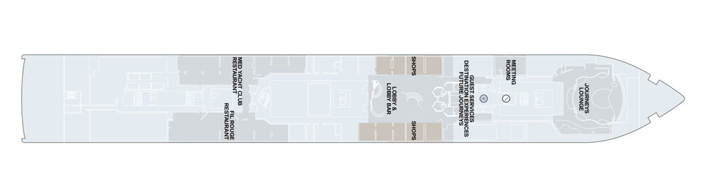 EXPLORA IV - Schiffsübersicht Deck 4