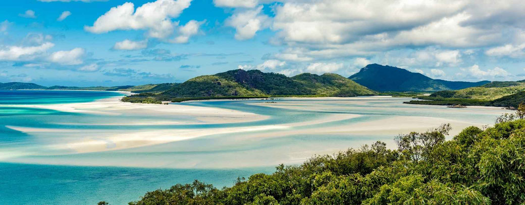 Whitehaven Beach auf Whitsunday Island in Australien