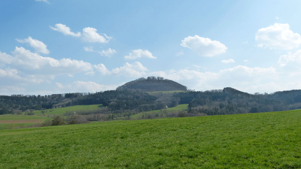 Blick zurück zum Hohenstaufen