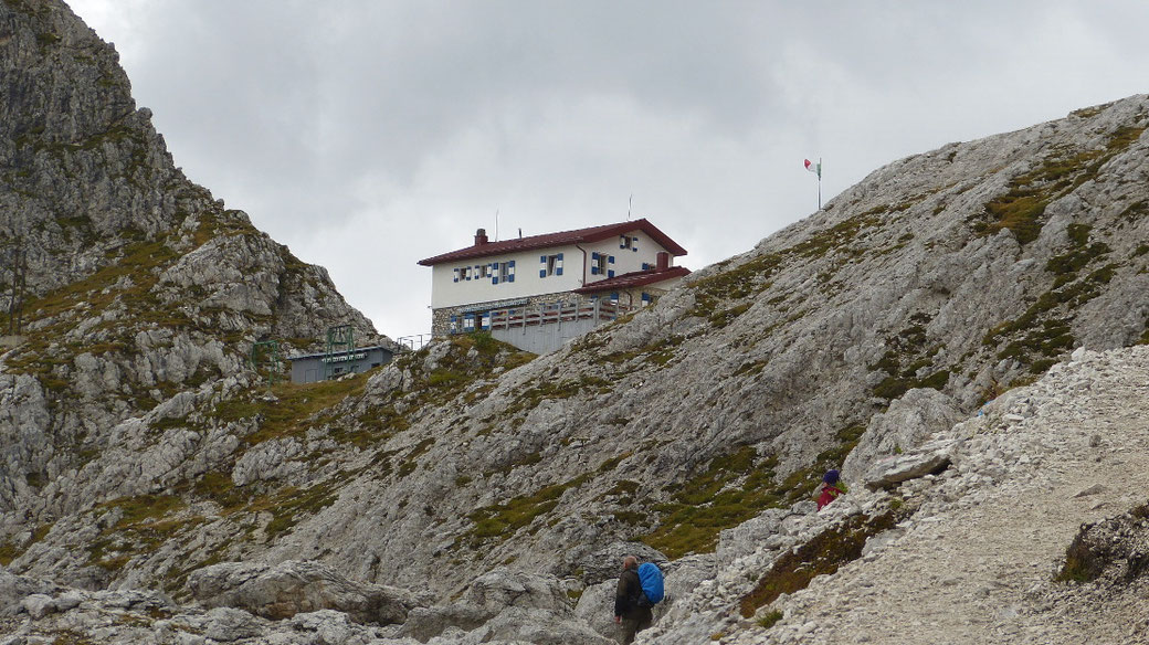 Aufstieg zur Hütte