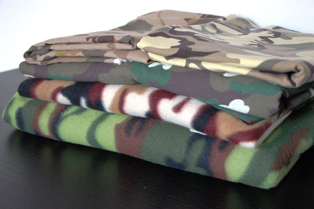 9 pros and cons about deadstock fabrics - camouflage prints - Zebraspider Eco Anti-Fashion