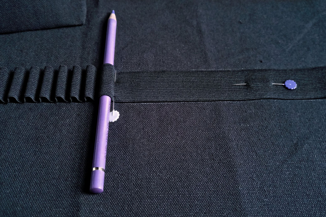 How to sew a pencil wrap - with elastic to fit perfectly - Zebraspider Eco Anti-Fashion