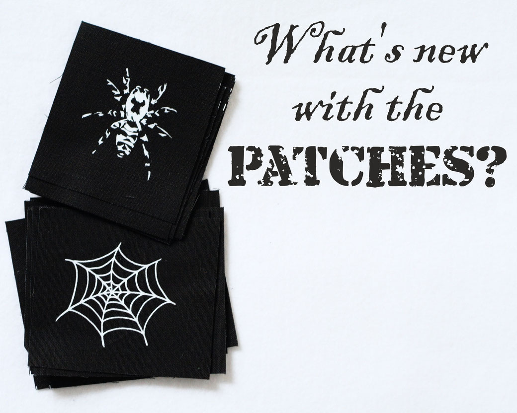 What's new with the patches? - organic cotton and reduced surprise packs - Zebraspider DIY Anti-Fashion Blog